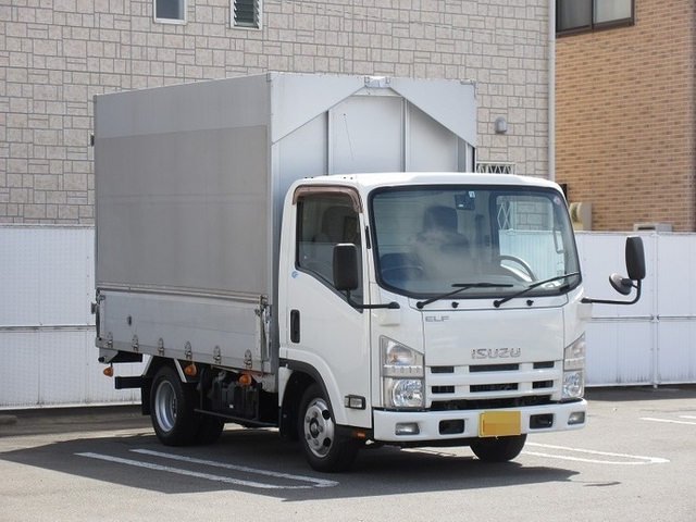 いすゞ エルフ 小型 幌車（ウィング式） SKG-NLR85AN(10905) 3枚目