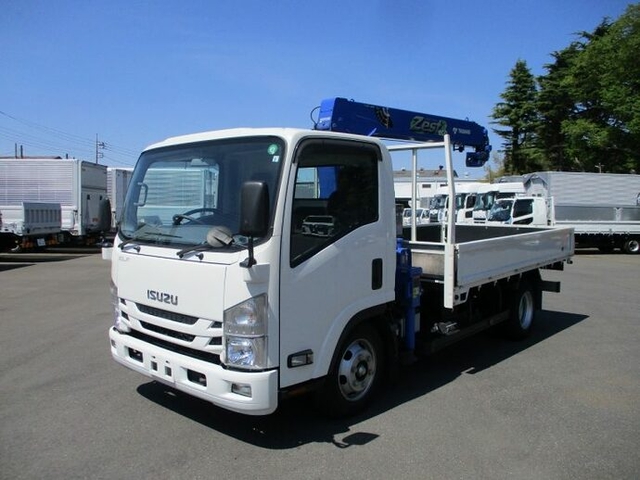 いすゞ エルフ 小型 平ボディ（クレーン付） TRG-NPR85AR(9627) 1枚目