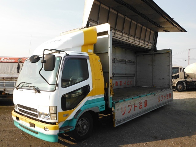 三菱ふそう ファイター 中型 幌車 PA-FK64K(1406) 5枚目