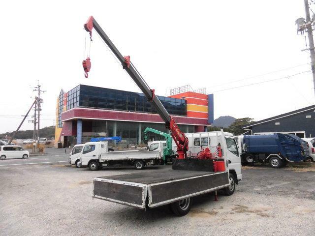 三菱ふそう キャンター 小型 平ボディ（クレーン付） PA-FE72DC(11274) 4枚目