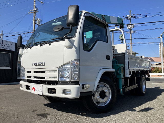 いすゞ エルフ 小型 平ボディ（クレーン付） TKG-NKR85R(101429) 1枚目