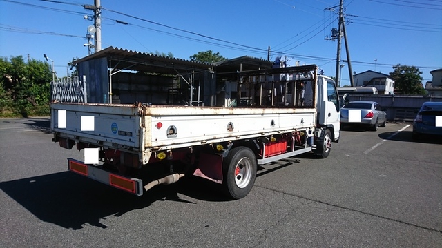 Isuzu elf Small Crane equipped trucks KK-NPR72PR(1945) 7枚目