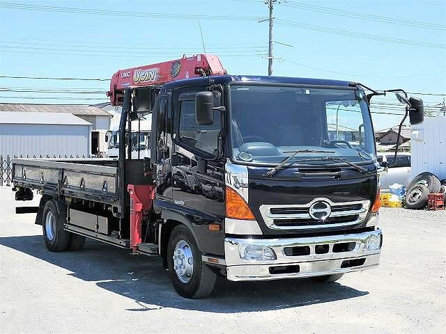 日野 レンジャー 中型 平ボディ（クレーン付） SKG-FD7JKAA(27276) 1枚目