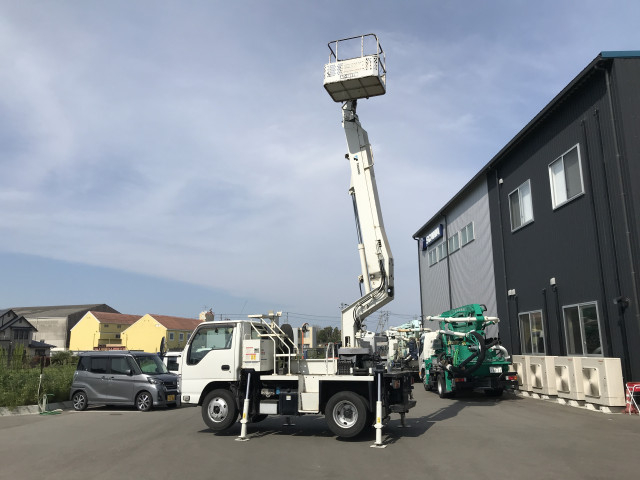 Isuzu elf Small Aerial work platform trucks TKG-NKR85AN(90153) 25枚目