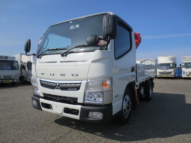 三菱ふそう キャンター 小型 平ボディ（クレーン付） TPG-FBA50(8877) 2枚目