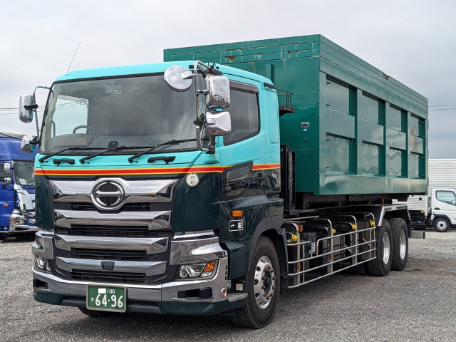 Hino profia Large Arm roll trucks 2DG-FS1AHA(109914) 1枚目