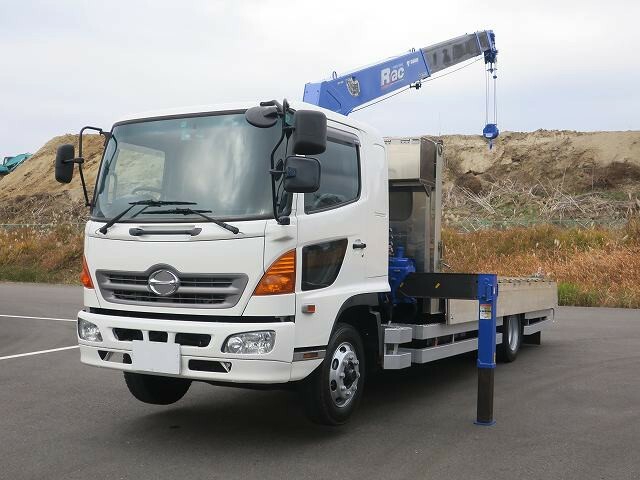 日野 レンジャー 増トン 平ボディ（クレーン付） BDG-FE8JLWG (36812