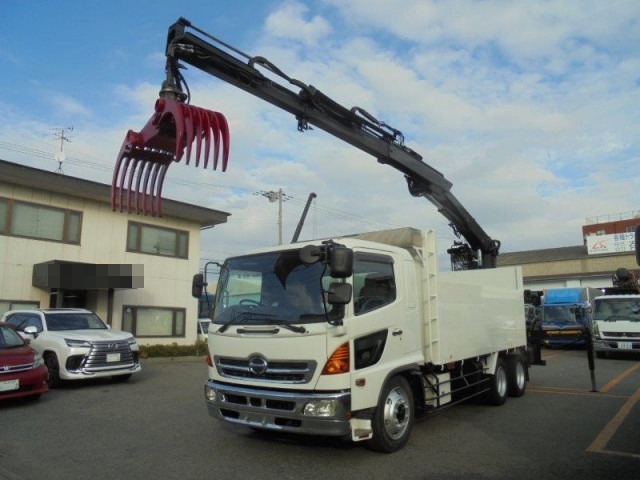 日野 レンジャー 増トン 平ボディ（クレーン付） BDG-GK8JLWA(79456) 1枚目