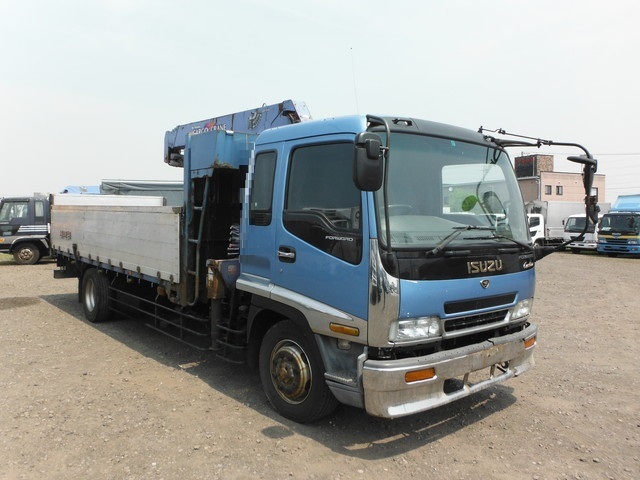 いすゞ エルフ 増トン 平ボディ（クレーン付） KL-FSR34L4R(1494) 1枚目
