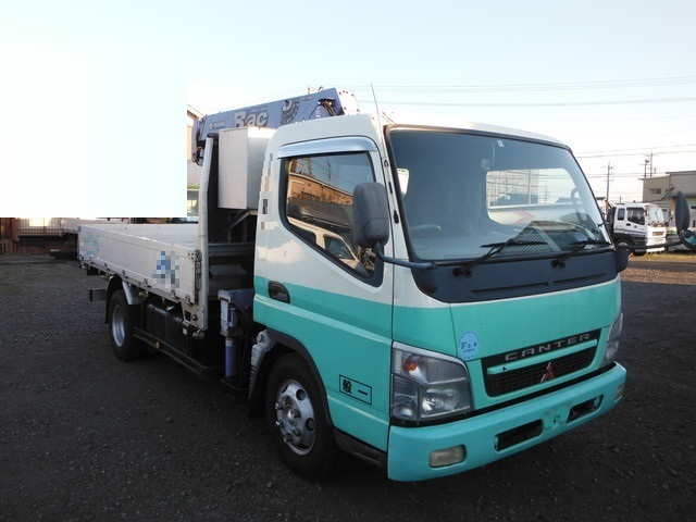 三菱ふそう キャンター 小型 平ボディ（クレーン付） PA-FE83DEN(2268) 2枚目