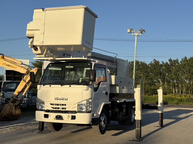 Isuzu elf Middle Aerial work platform trucks TKG-NKR85YN(109153) 1枚目