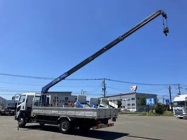 いすゞ フォワード 中型 平ボディ（クレーン付） TKG-FRR90S1(112253) 12枚目