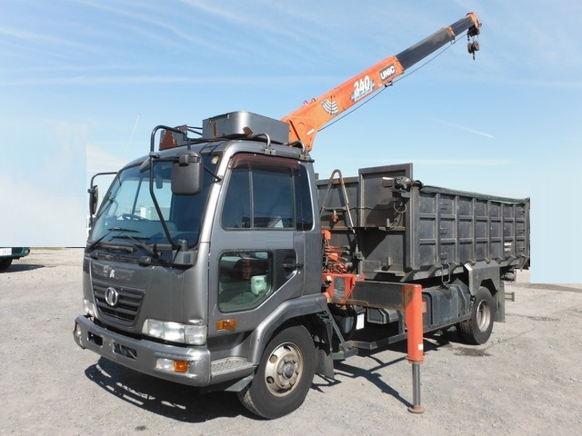 UDトラックス（日産） コンドル 中型 平ボディ（クレーン付） PB-MK36A(2220) 6枚目