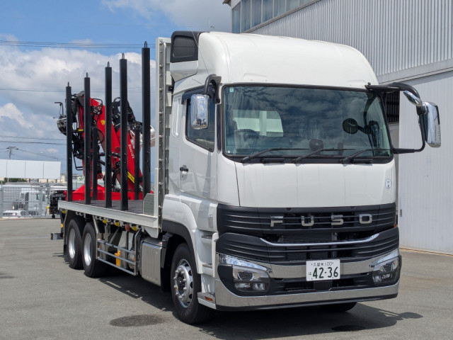 三菱ふそう スーパーグレート 大型 平ボディ（クレーン付） 2KG-FV80VYP(108684) 2枚目