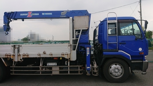 UDトラックス（日産） ビッグサム 大型 平ボディ（クレーン付） KC-CD53BTF(3414) 6枚目