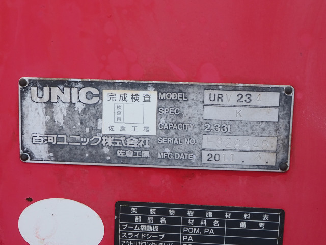 三菱ふそう キャンター 小型 平ボディ（クレーン付） SKG-FEA50(113573) 11枚目