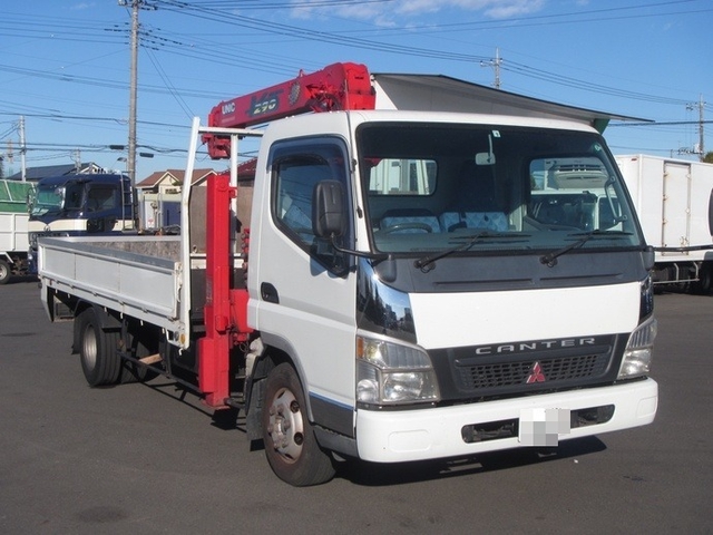 三菱ふそう キャンター 小型 平ボディ（クレーン付） KK-FE82EG(8018) 1枚目