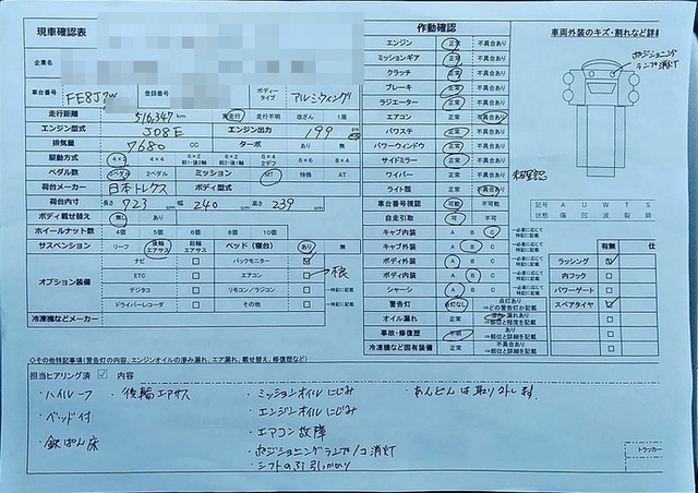 日野 レンジャー 増トン ウィング BDG-FE8JPWG(3323) 2枚目