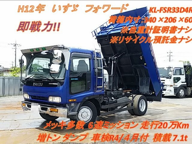 Isuzu forward 6studs large Soil dump KL-FSR33D4R(10937) 1枚目