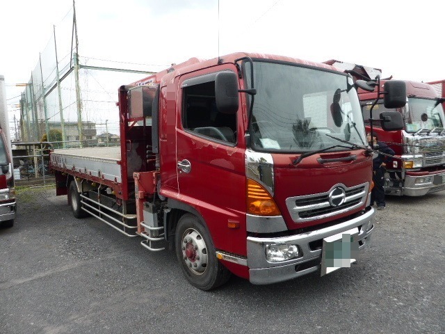 日野 レンジャー 増トン 平ボディ（クレーン付） BDG-FE7JLWA(3049) 1枚目