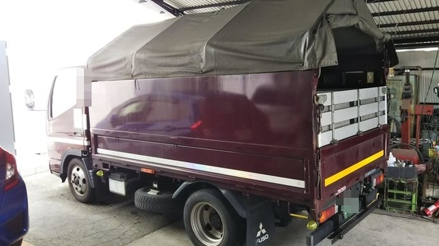 三菱ふそう キャンター 小型 幌車 PDG-FE70B(3365) 4枚目