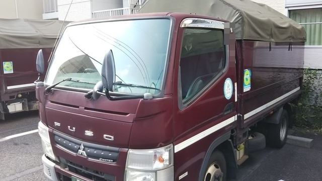 三菱ふそう キャンター 小型 幌車 SKG-FBA20(3517) 2枚目