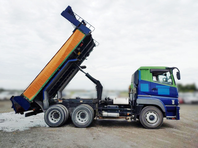Mitsubishi Fuso super_great Large Soil dump QKG-FV60VX(110791) 20枚目