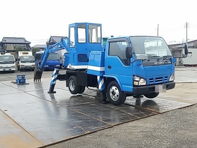 いすゞ エルフ 中型 穴掘建柱車 PB-NKR81N(8705) 4枚目