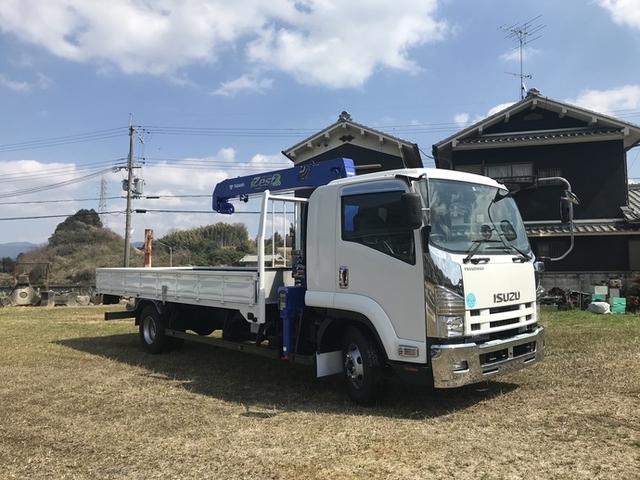 いすゞ フォワード 中型 平ボディ（クレーン付） SKG-FRR90S2(5744) 13枚目