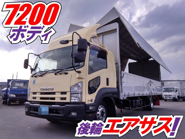 いすゞ フォワード 中型 幌車（ウィング式） SKG-FRR90T2(9681) 1枚目