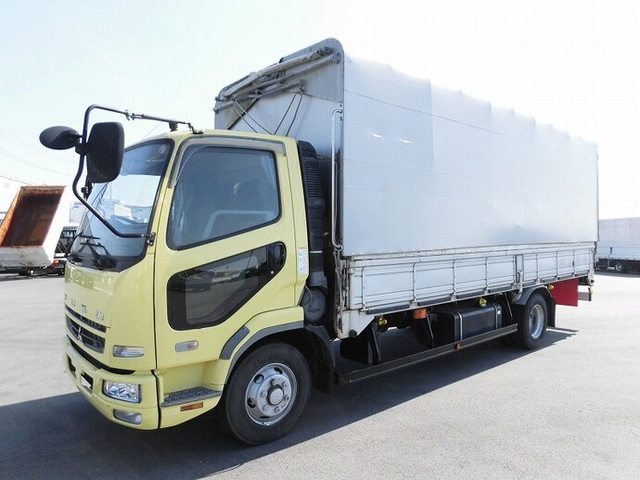 三菱ふそう ファイター 中型 幌車（ウィング式） PA-FK71F(6489) 1枚目