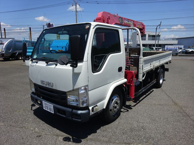 いすゞ エルフ 小型 平ボディ（クレーン付） TPG-NKR85R(110719) 2枚目