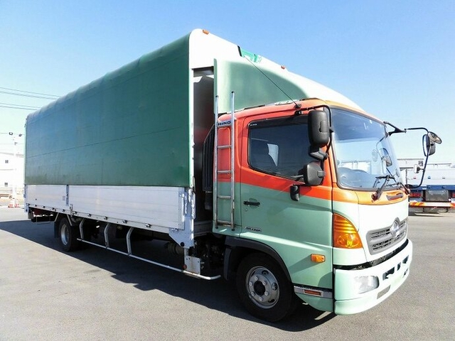 日野 レンジャー 中型 幌車（ウィング式） TKG-FD7JPAA(7934) 2枚目