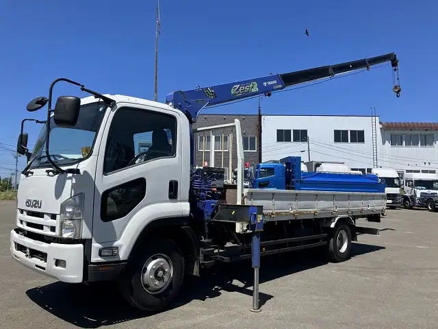 いすゞ フォワード 中型 平ボディ（クレーン付） TKG-FRR90S1(112253) 9枚目