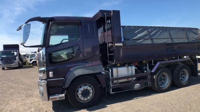 三菱ふそう スーパーグレート 増トン 土砂ダンプ QKG-FV50VX(34770) 6枚目