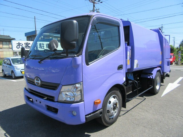 日野 デュトロ 小型 塵芥車（回転式） TKG-XZU700M(10083) 1枚目