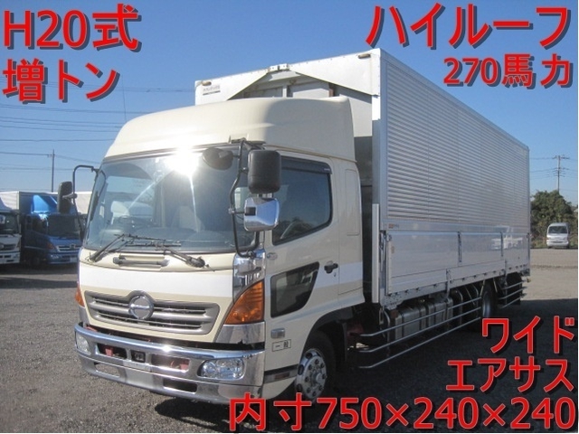 日野 レンジャー 増トン ウィング BDG-FE8JPWG(8405) 1枚目