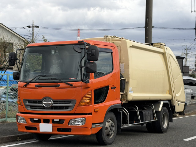 日野 レンジャー 中型 塵芥車（プレス式） SDG-FC9JEAA(113507) 1枚目