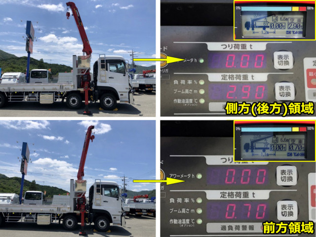 UDトラックス（日産） クオン 大型 平ボディ（クレーン付） 2RG-CG5FA(107868) 15枚目