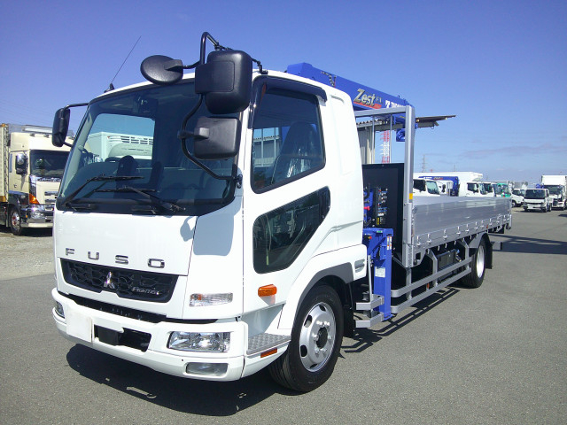 三菱ふそう ファイター 小型 平ボディ（クレーン付） 2KG-FK65F(108897) 1枚目