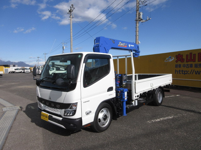 三菱ふそう キャンター 小型 平ボディ（クレーン付） 2RG-FEAV0(102380) 1枚目