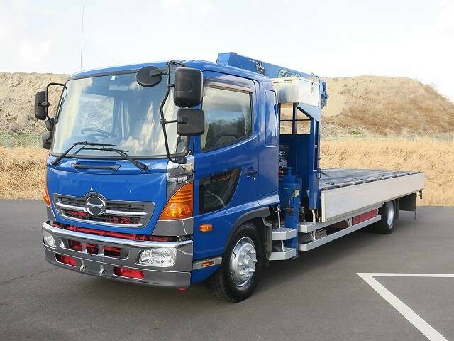日野 レンジャー 大型 平ボディ（クレーン付） QKG-FE7JPAA(39738) 5枚目