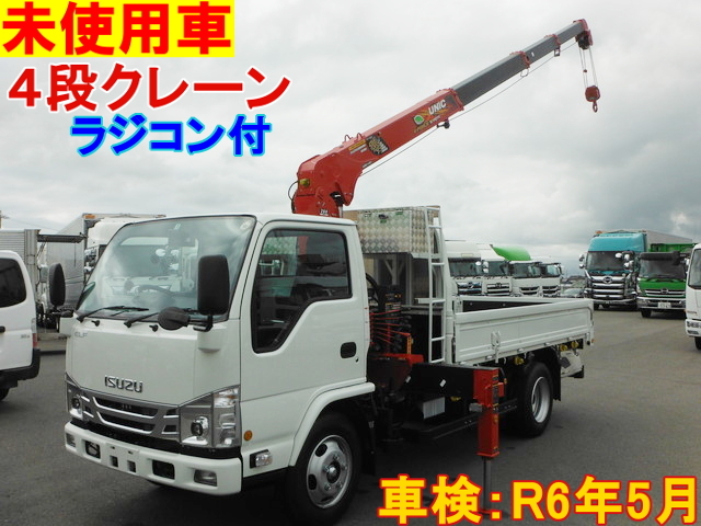 いすゞ エルフ 小型 平ボディ（クレーン付） 2RG-NKR88R(34747) 1枚目