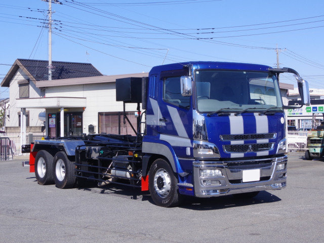 Mitsubishi Fuso super_great Large Arm roll trucks QPG-FV60VY(102552) 2枚目