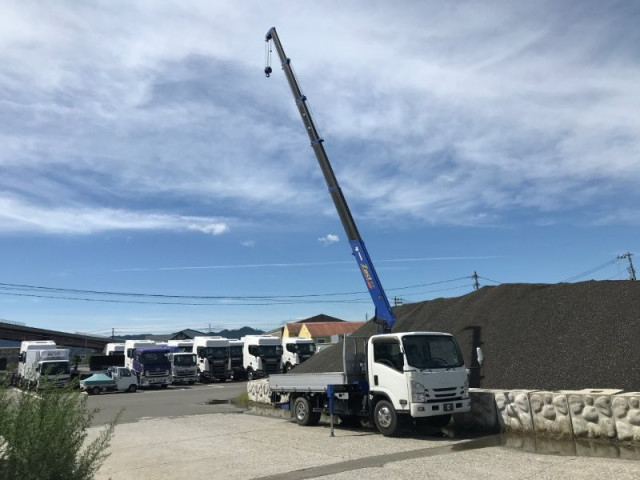 いすゞ エルフ 小型 平ボディ（クレーン付） 2RG-NPR88YN(109942) 5枚目