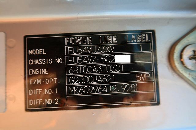 三菱ふそう スーパーグレート 大型 ウィング QKG-FU54VZ(40016) 13枚目