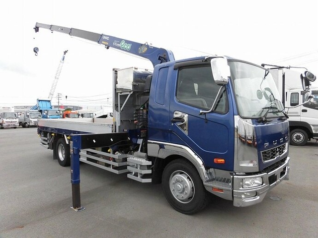 三菱ふそう ファイター 増トン 平ボディ（クレーン付） QKG-FK62FZ(11978) 5枚目