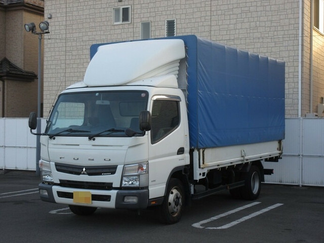 三菱ふそう キャンター 小型 幌車（ウィング式） TKG-FEB80(7993) 1枚目