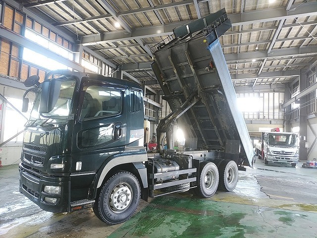 Mitsubishi Fuso super_great Large Soil dump QKG-FV60VX(37630) 2枚目