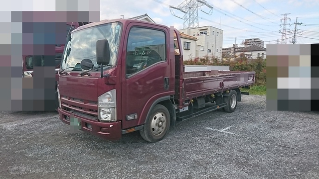 Isuzu elf Small Flat body BKG-NPR85AN(2394) 3枚目
